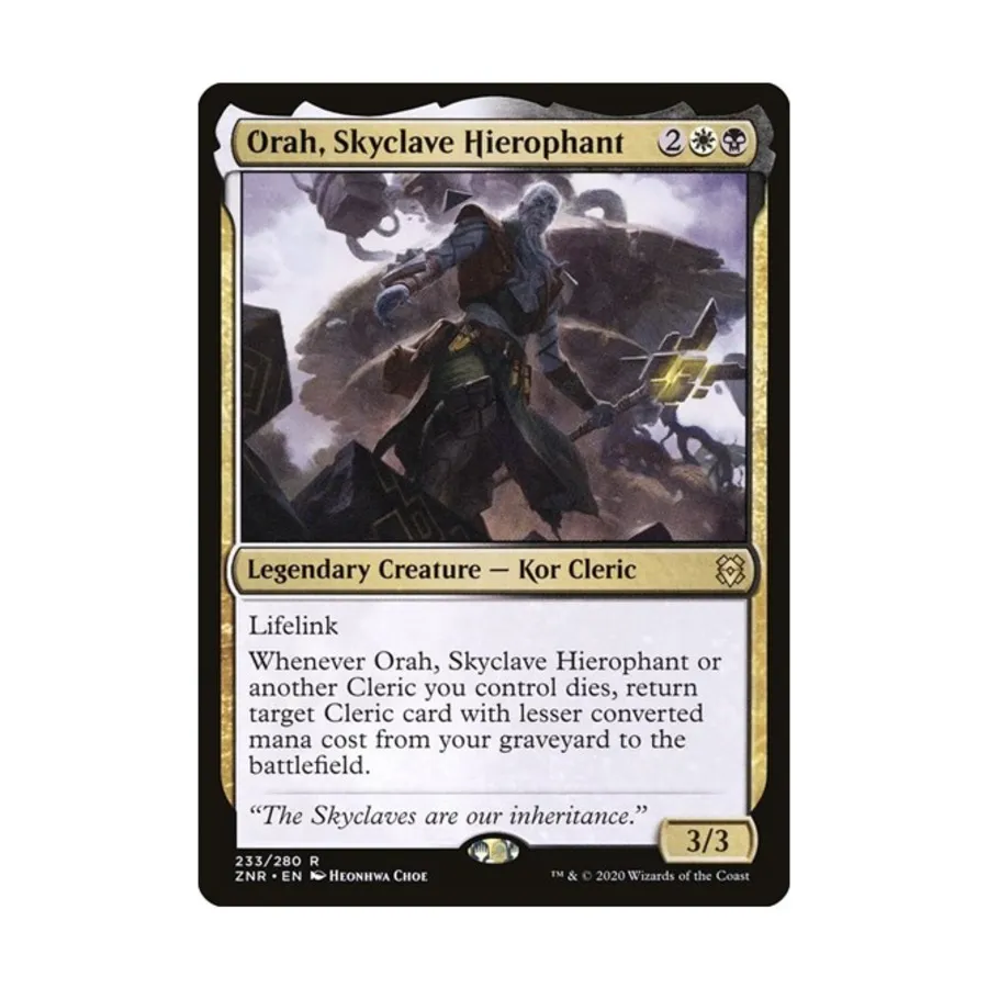 

CCG Ора, Иерофант Небесного Анклава (клавиша R), MTG - Zendikar Rising