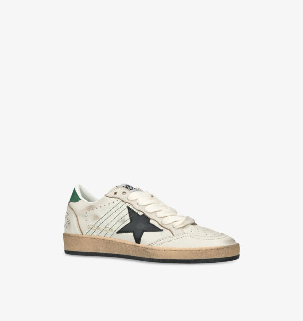 Низкие кожаные кроссовки Ball star 10788 Golden Goose, мультиколор — фото 3