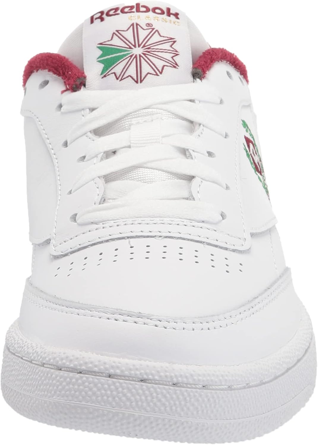 Кроссовки Reebok unisex-adult Club C, бордовый/белый — фото 2