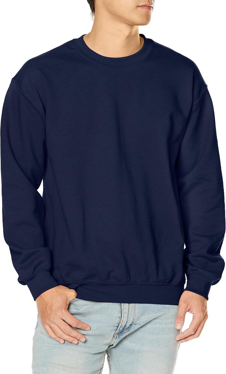 

Толстовка Gildan, 8.0 унций, плотная смесовая ткань, с круглым вырезом, темно-синий