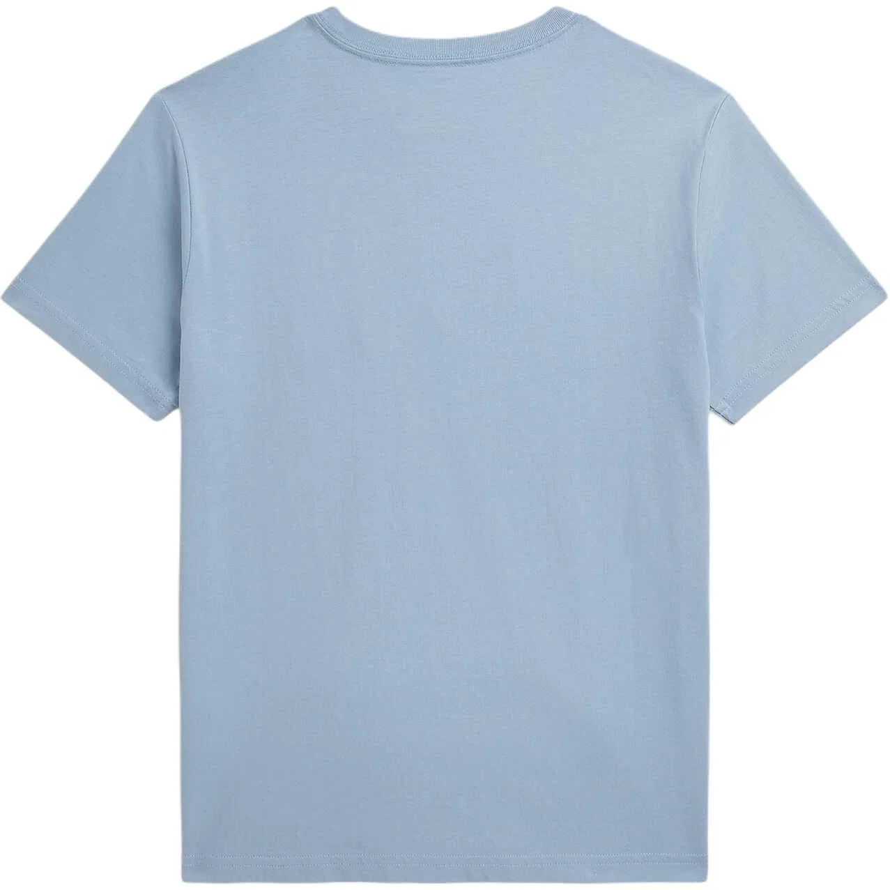 Футболка хлопковая Crew Neck Polo Ralph Lauren синяя — фото 3