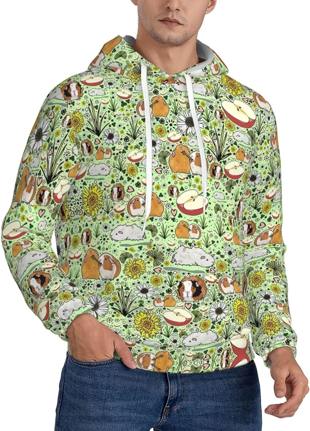 

Мужская флисовая толстовка с капюшоном X-Large, черная, с принтом SamLng