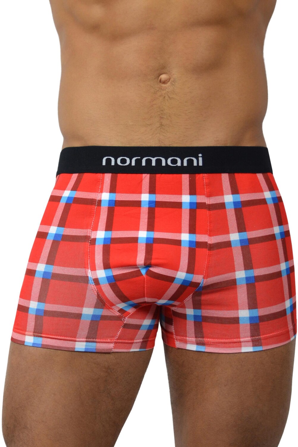 

Боксеры normani 6 Stück Retro Boxershorts aus Baumwolle, цвет Retro Square Red