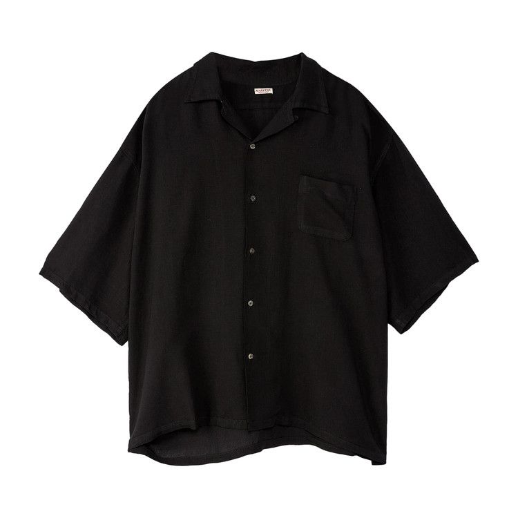 

Рубашка Kapital Soft Linen Open Collar Big Shirt, Black
