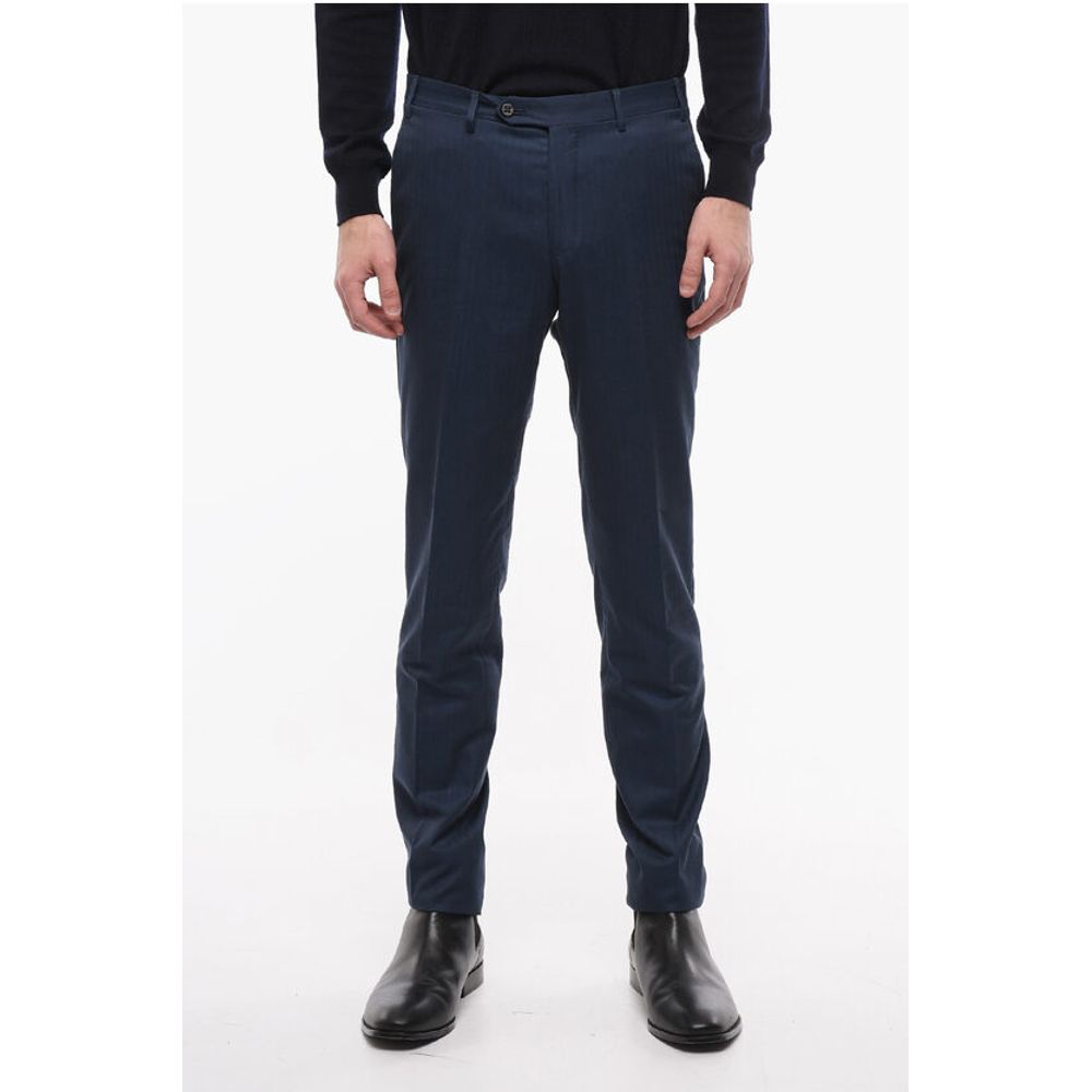 

Брюки ACADEMY из хлопка в полоску Airline Corneliani, Blue