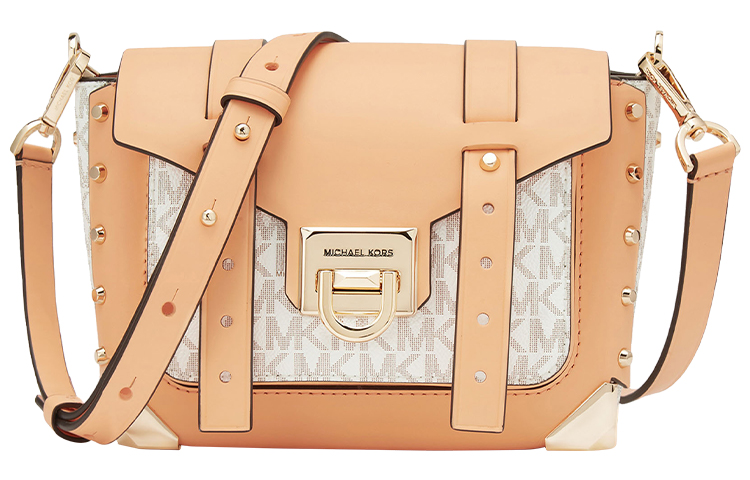 

MICHAEL KORS Искусственная кожа сумка через плечо женская малая дынная и белая