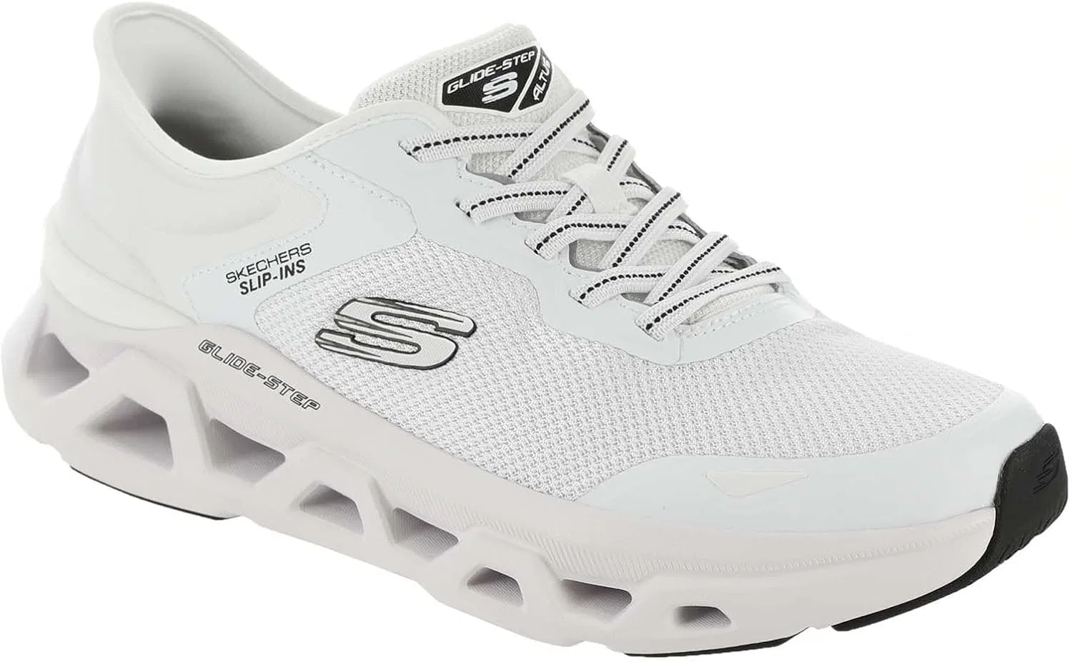 Женские кроссовки Skechers Edgeride-Turn Out, White Black