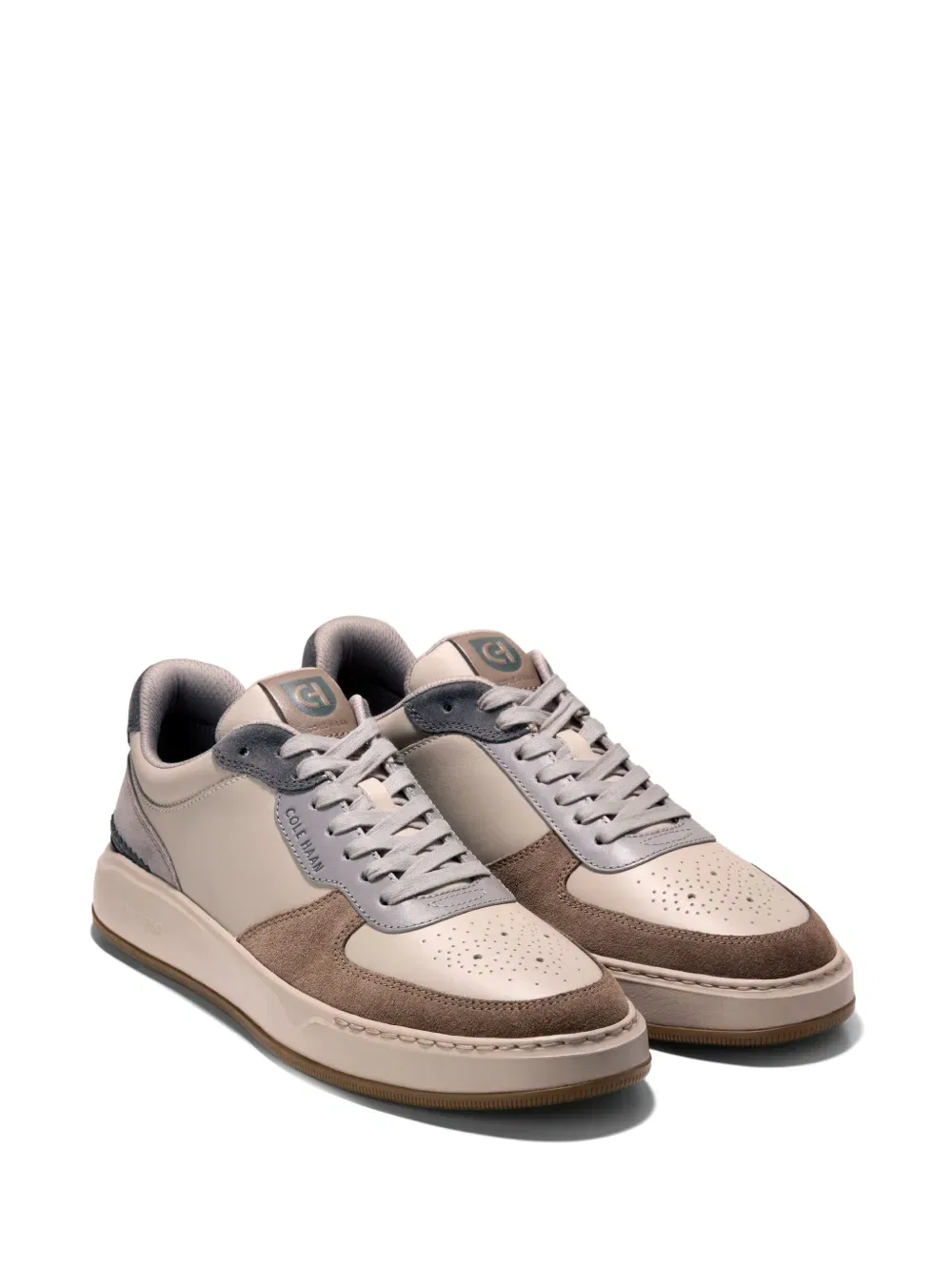 Кожаные кроссовки с перекрестным плетением Cole Haan, нейтральный — фото 2