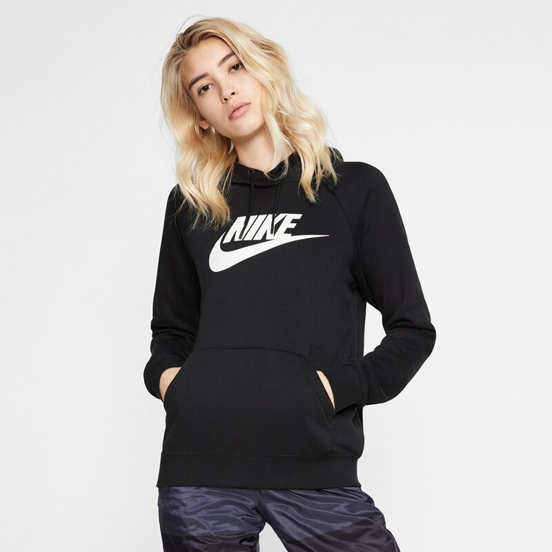 Толстовка Kapuzensweatshirt "sportswear essential womens" Nike, черный — фото 2