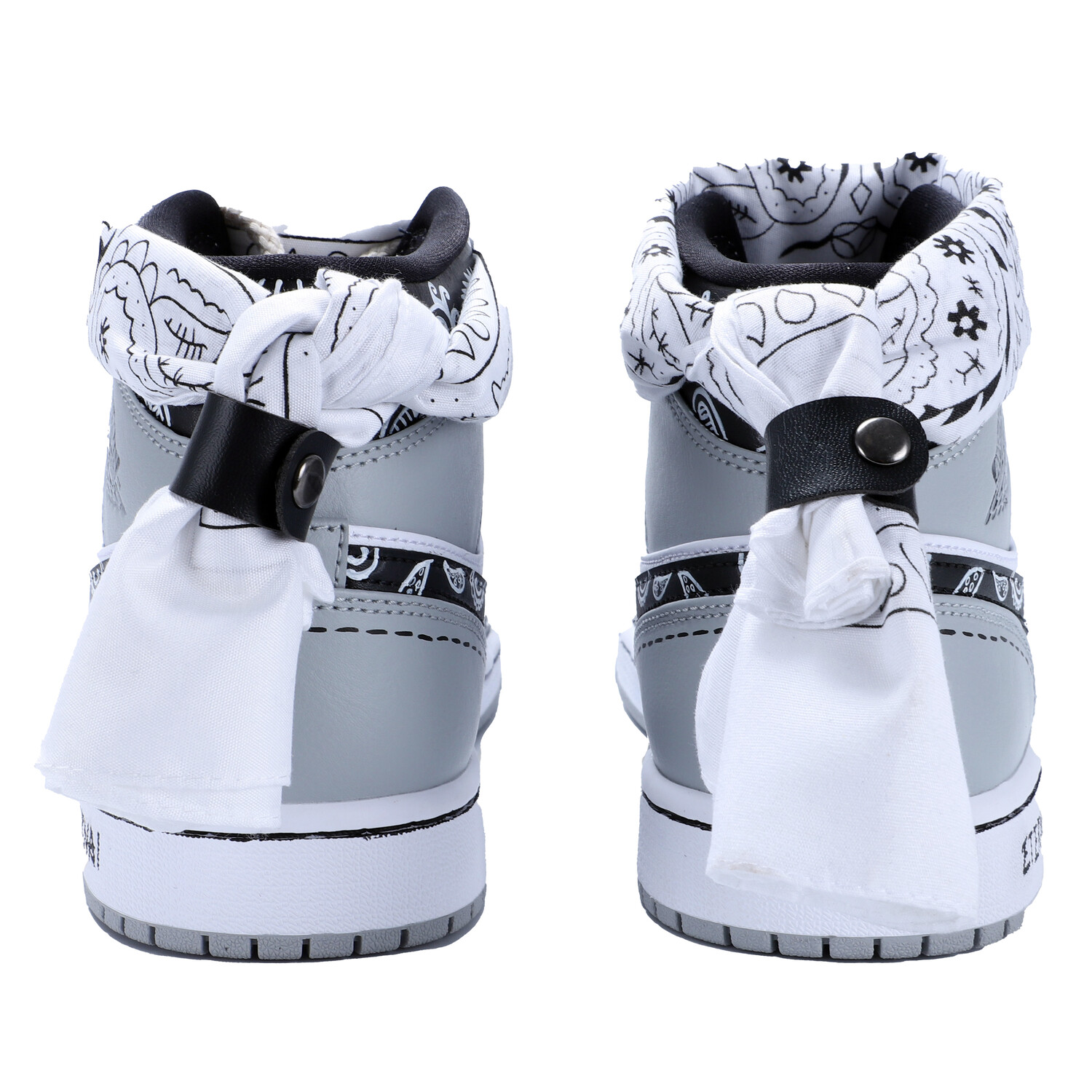 Мужские винтажные кроссовки Jordan Air Jordan 1, серые — фото 3