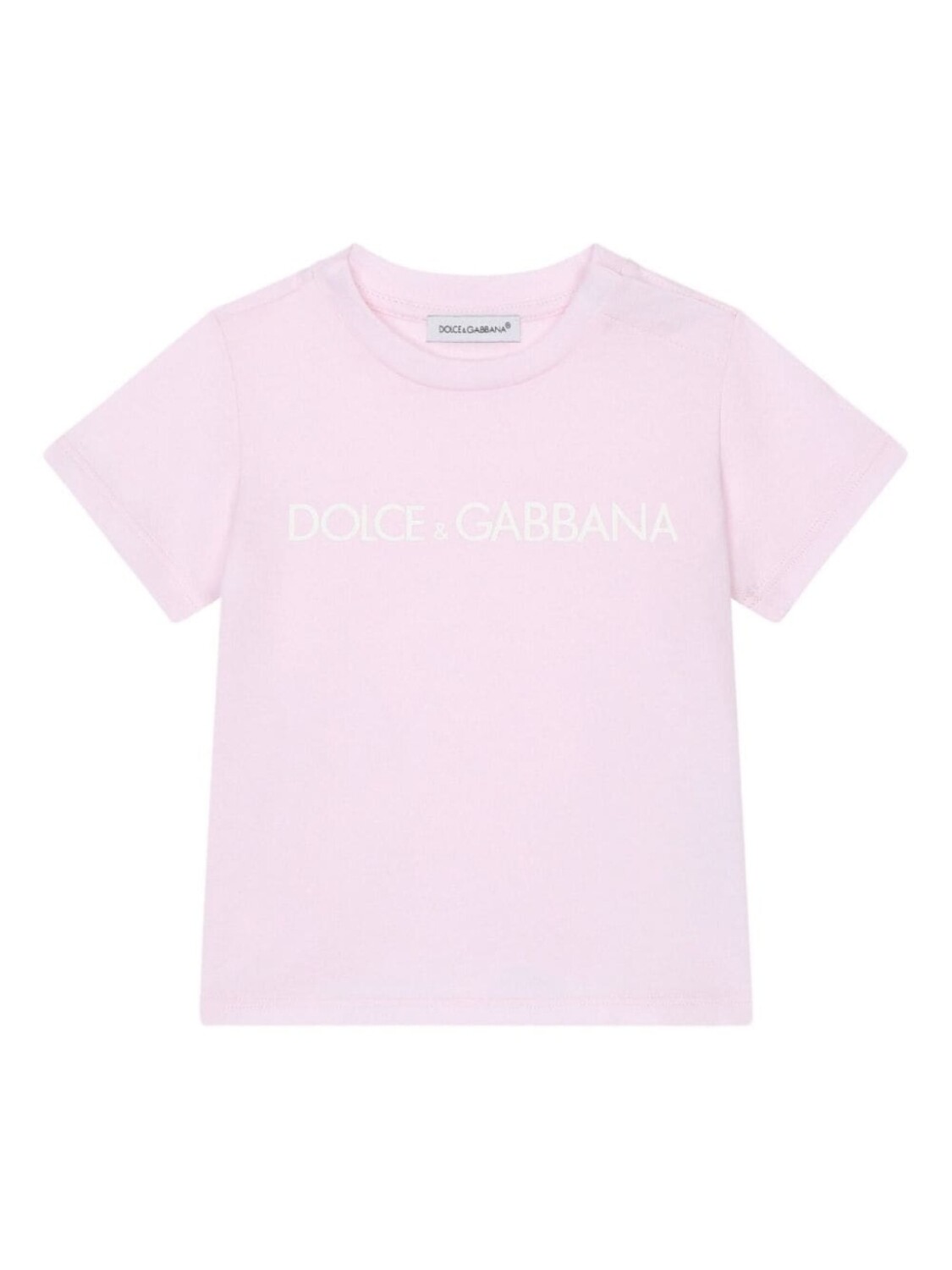 

Dolce & Gabbana футболка с логотипом, розовый