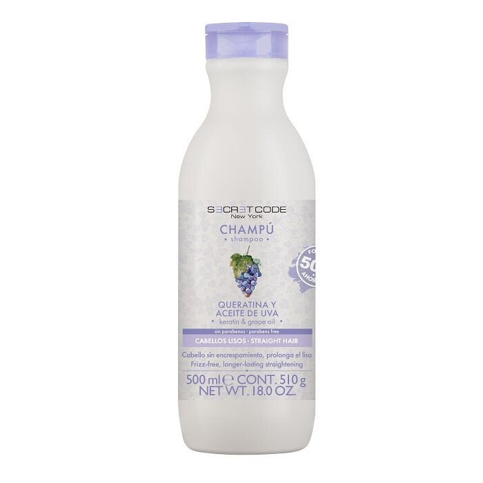 

Шампунь Champú para Cabellos Lisos Secret Code, 500 ml