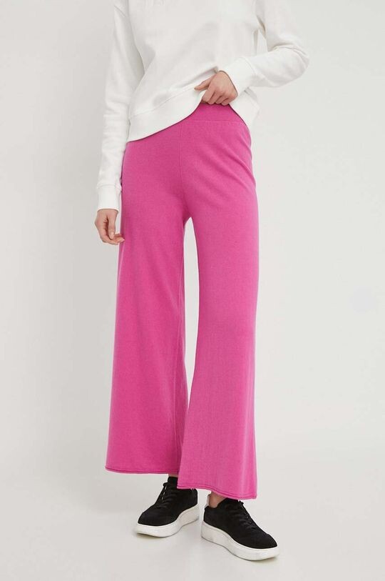 

Спортивные брюки из смесовой шерсти United Colors of Benetton, розовый