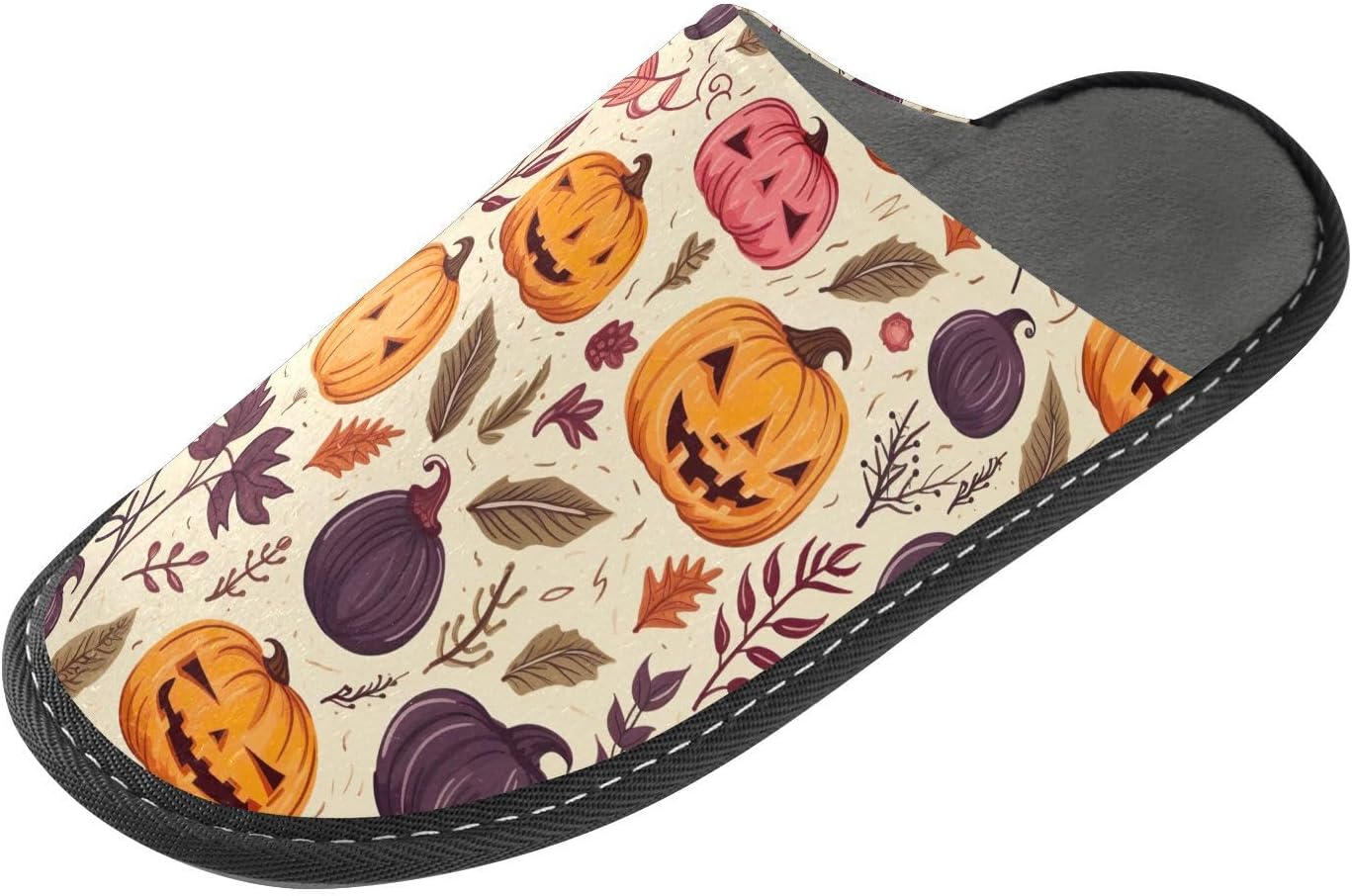 

Домашние тапочки FRMG Хэллоуин Тыква Плюшевые Подошва из ПВХ Удобные для дома и улицы 2010105, 2010105a