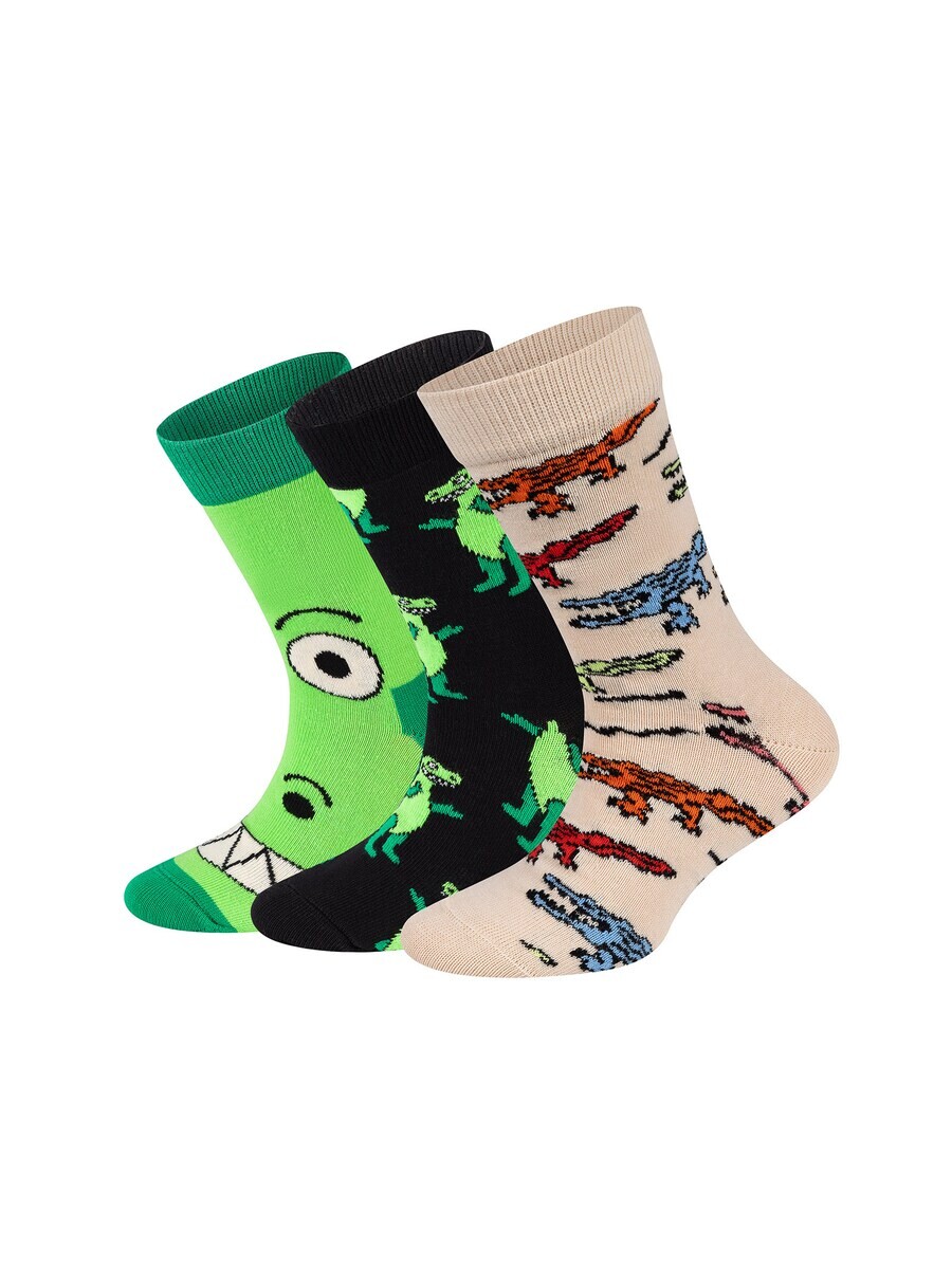 

Носки Happy Socks Socks Dino-Crocodile, китт/светло-зеленый/черный