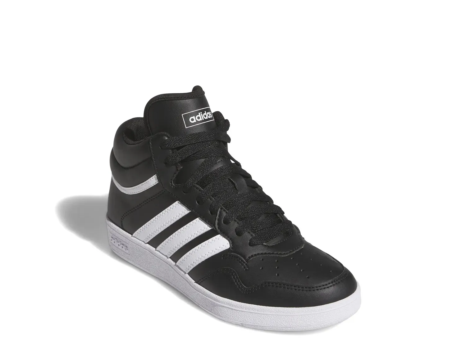 

Кроссовки Adidas Hoops 4.0 Mid — детские, черные/белые