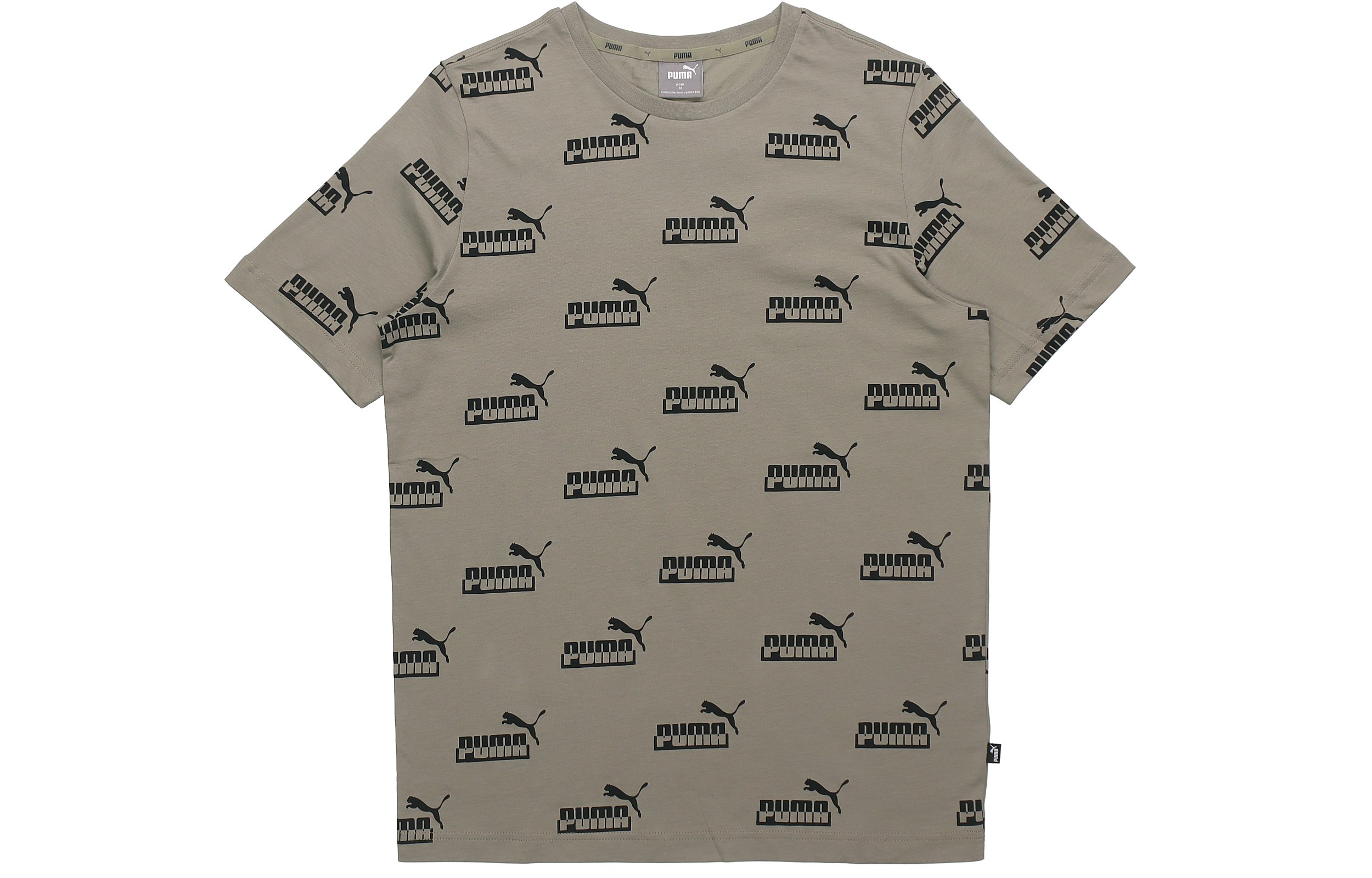 

PUMA AOP футболка мужская серо-зеленая