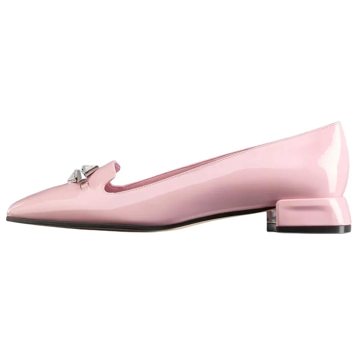 Рави Плоские Повседневные Туфли Женские Розовые Jimmy Choo