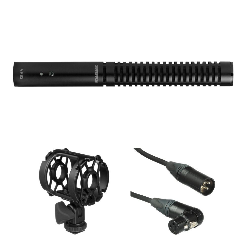 

Комплект короткоствольного микрофона Shure VP82 с креплением Shockmount и кабелем XLR
