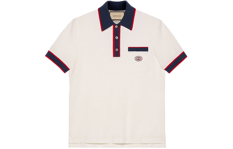 

Рубашка поло мужская Gucci, кремовый