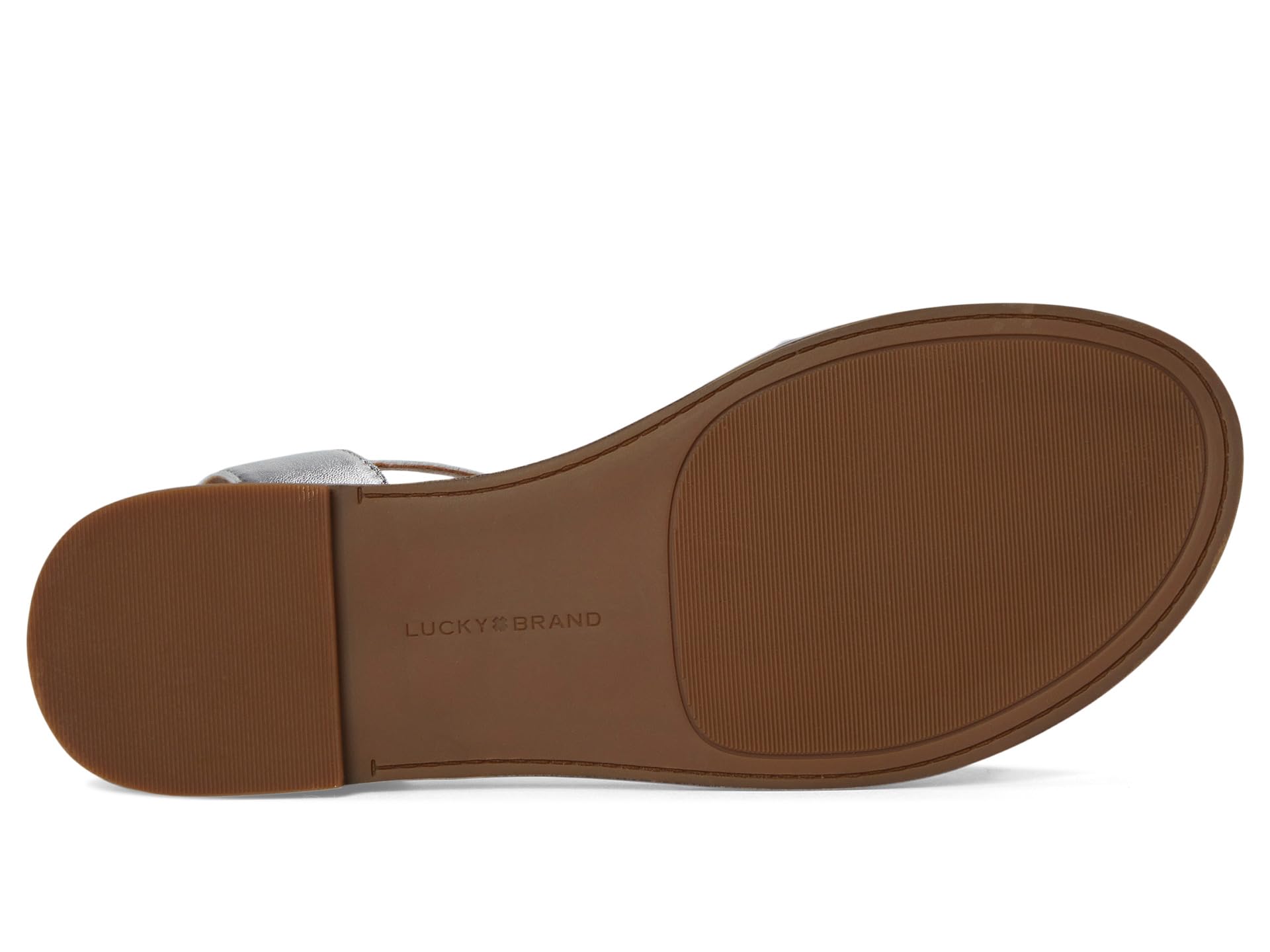 Сандалии Lucky Brand Kimaya Ankle Strap Sandal, серебряный — фото 3