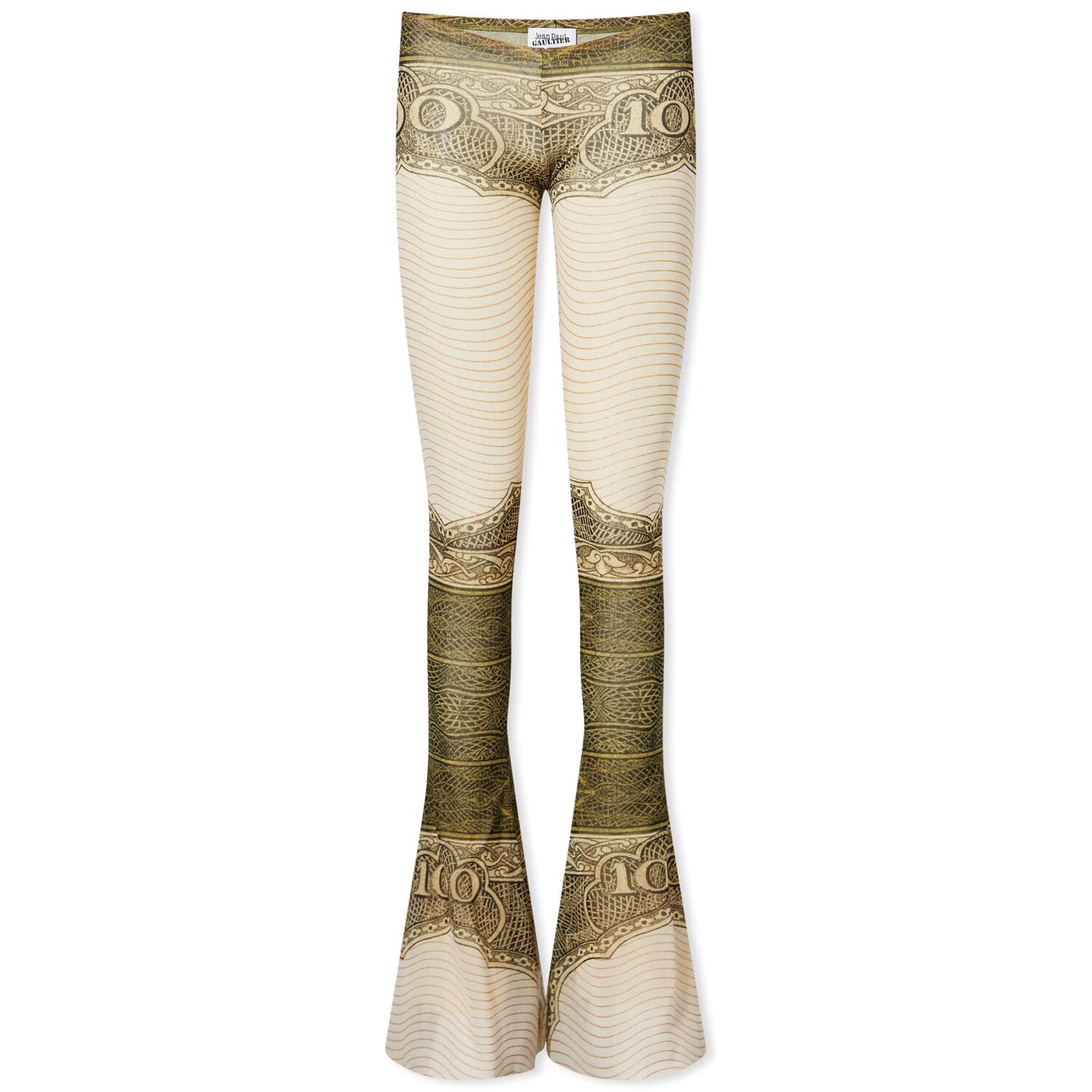 

Брюки Jean Paul Gaultier Cartouche Mesh Flared Trousers, цвет Multi