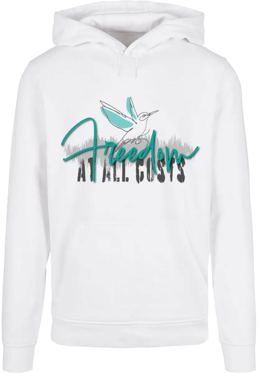 

Толстовка с капюшоном Merchcode " Merchcode Men's Freedom At All Costs Basic Hoody", белый