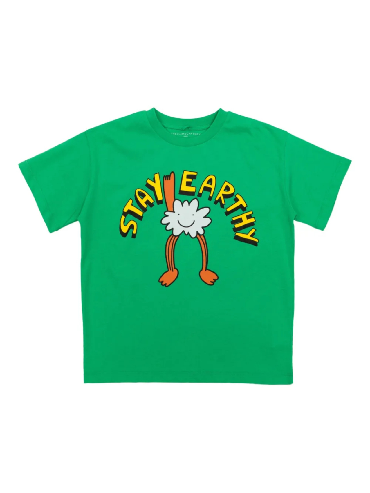 

Футболка с графическим принтом Stella McCartney Kids, зеленый
