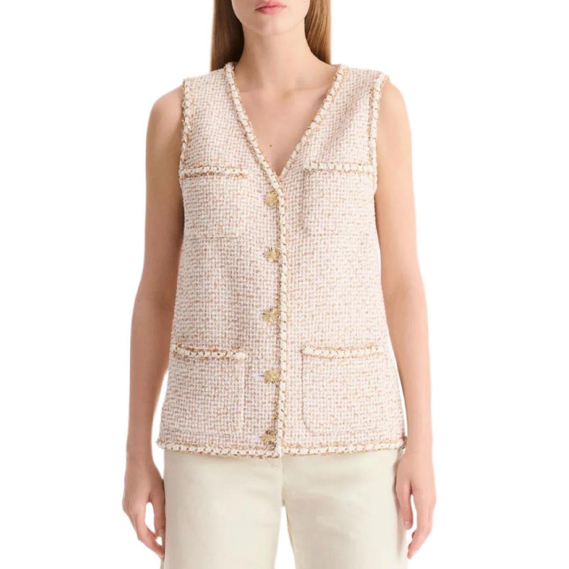 

Chanel Женский жилет, розовые, с V-образным вырезом, средней плотности ткани, другие цвета