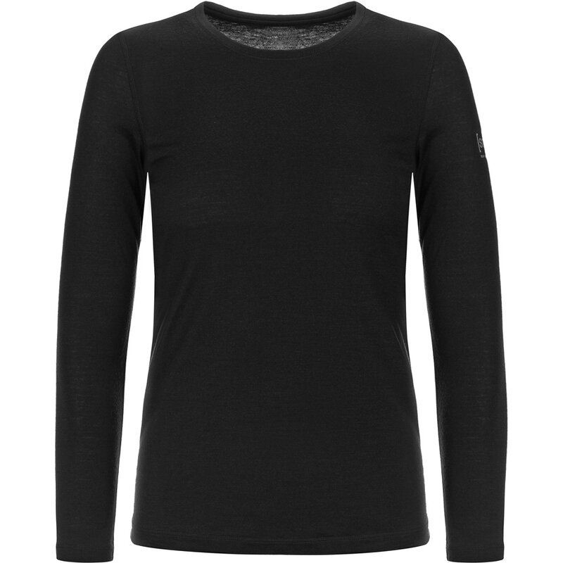 

Рубашка Langarmshirt с круглым вырезом 230 Super.Natural, черный