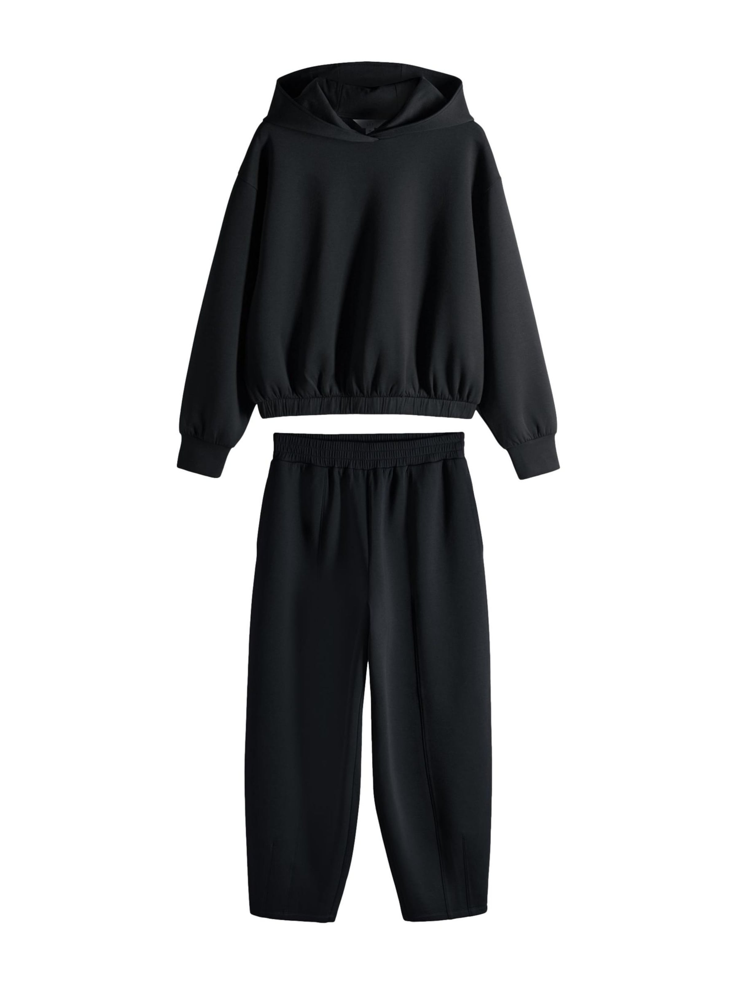 

The Set Спортивный костюм в черном цвете