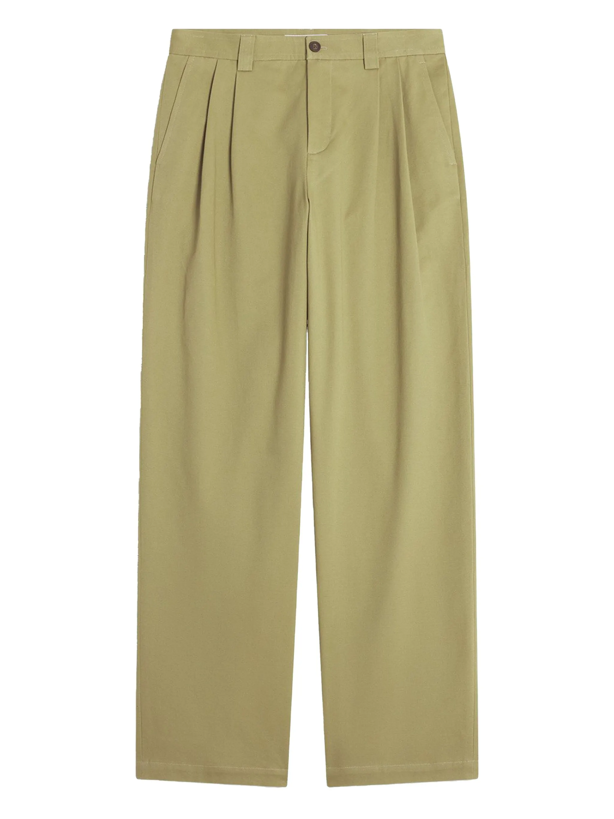 

Плиссированные брюки Maison Kitsuné, бежевый