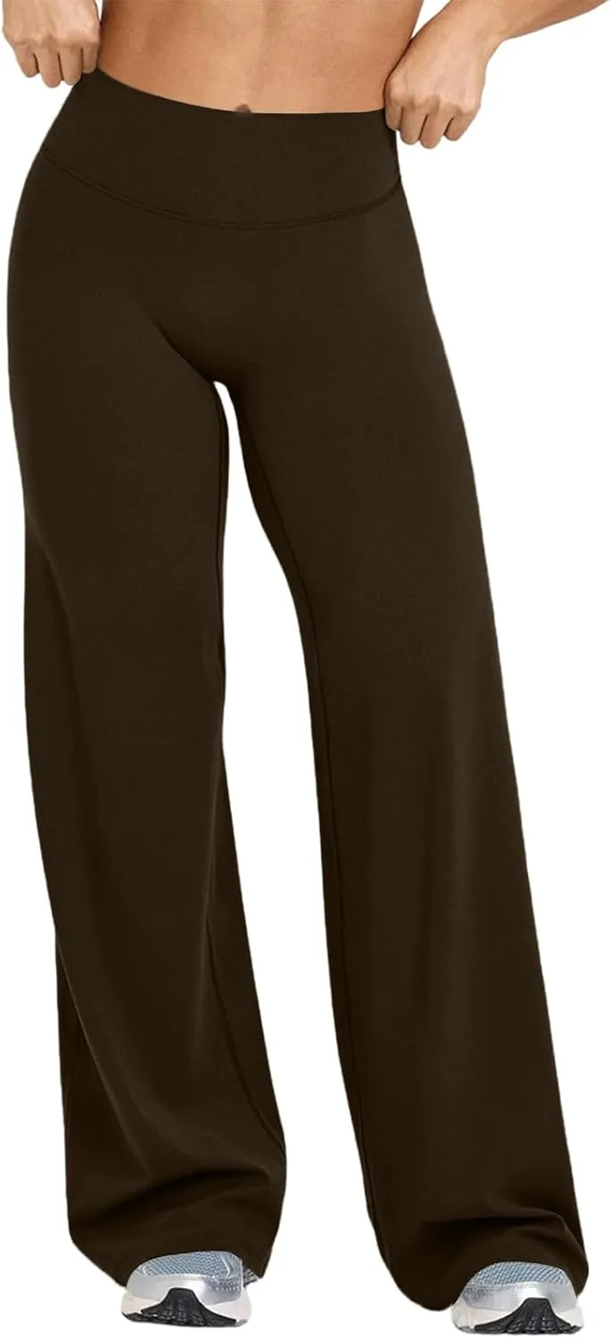 

Женские спортивные леггинсы High Waisted Wide Leg для йоги и тренажерного зала