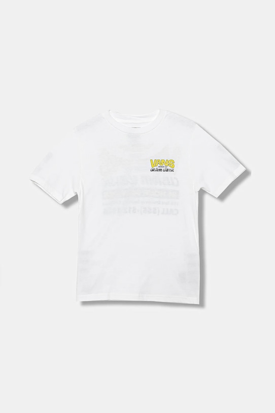 

Детская хлопковая футболка Shop Front SS Vans, белый