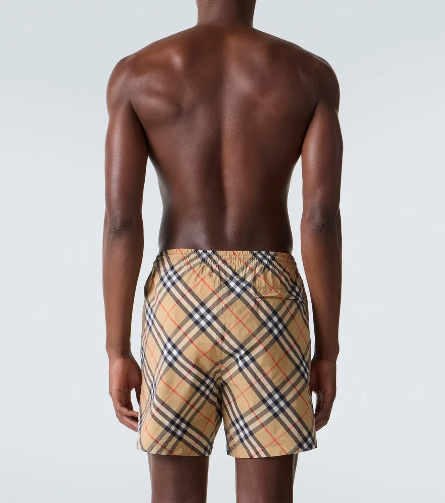 Плавки Burberry Sand Ip Check, бежевый — фото 3