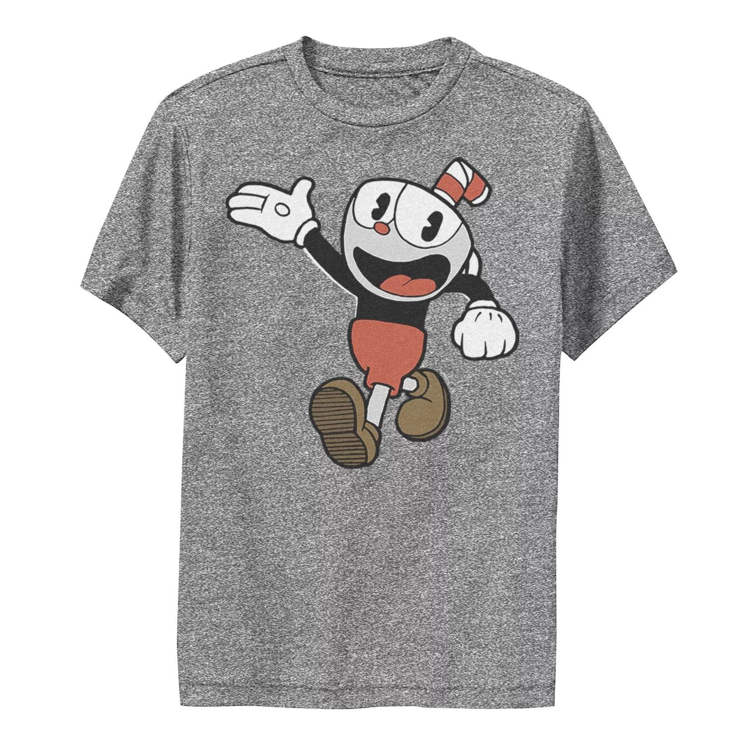 

Винтажная футболка с портретом Cuphead для мальчиков 8–20 лет Licensed Character