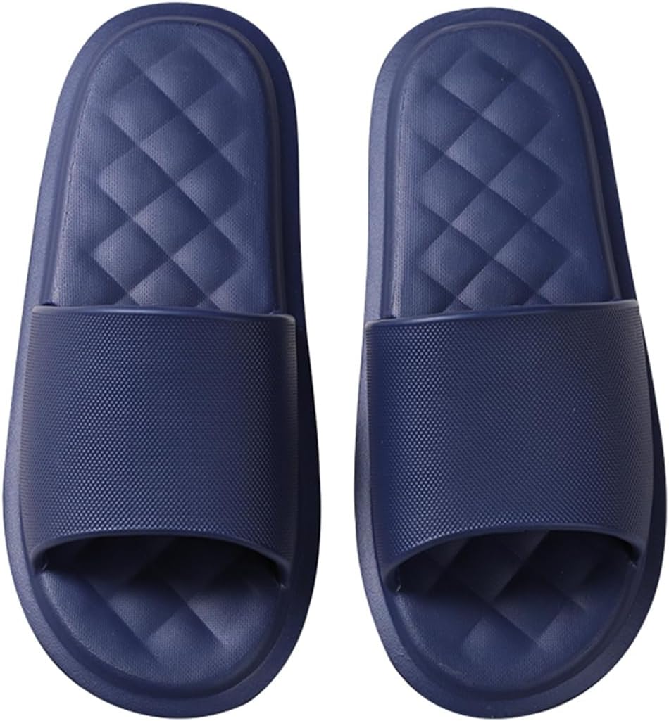 

Тапочки для душа Cliont для женщин и мужчин, тапочки для ванной или для дома, антискользящие, темно-синий