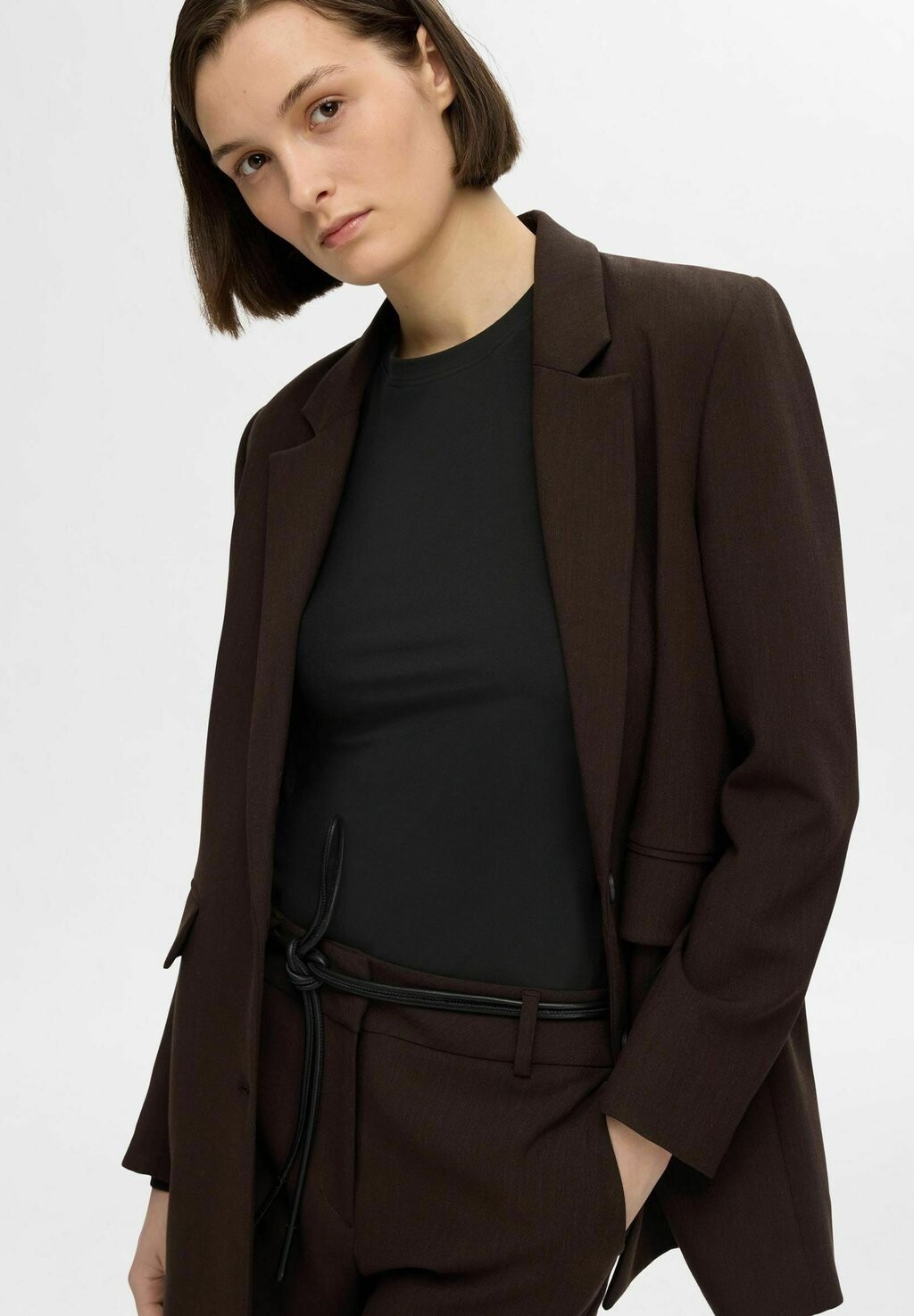 

Топ с длинными рукавами LONGSLEEVE TOP Selected Femme, черный
