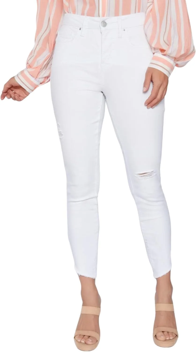 

Royalty For Me женские джинсы Curvy Fit с высокой посадкой и рваным краем