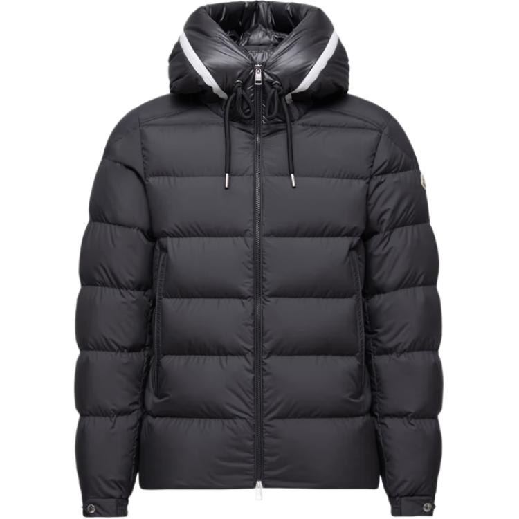 

Moncler Кардиган с капюшоном короткий пуховик мужской черный, Black