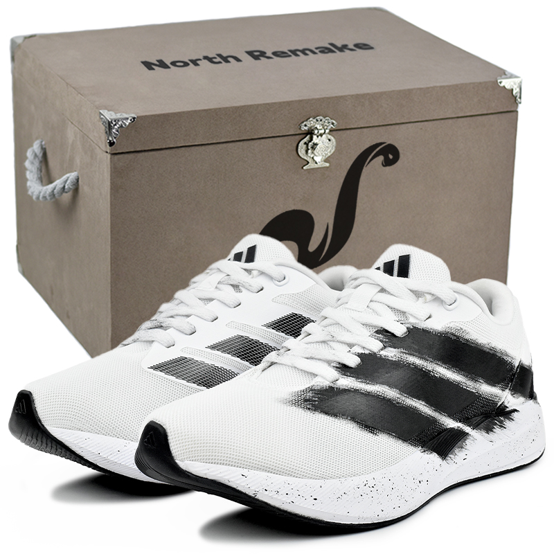 

Adidas Дурамо RC устойчивые к истиранию низкие кроссовки для бега унисекс белый черный - белые чернила танец-подарочная коробка 3, цвет White Ink Dance-Gift Box 3