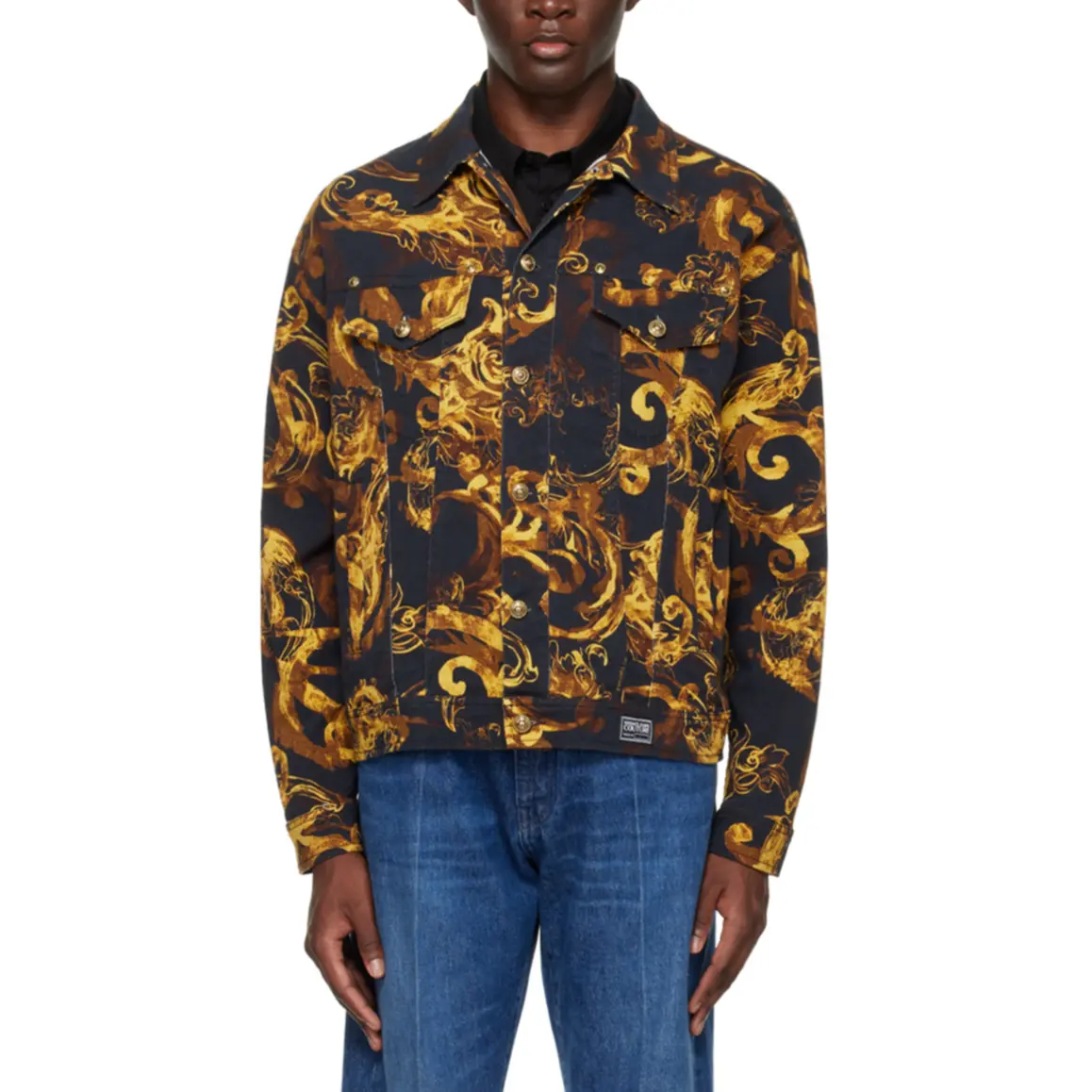 

VERSACE JEANS COUTURE Куртка мужская черная, Black