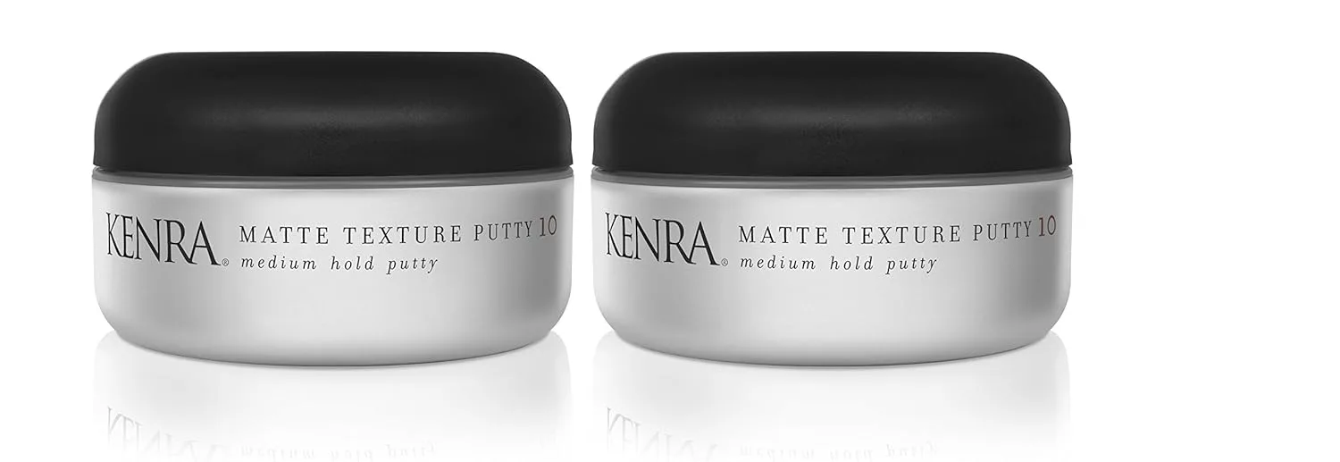 Kenra Matte Texture Putty 10 | Стайлер средней фиксации | Гибкая фиксация с матовым финишем | Восстанавливает влагу и смягчает волосы | Для всех типов волос 113.40 г (2 шт.)