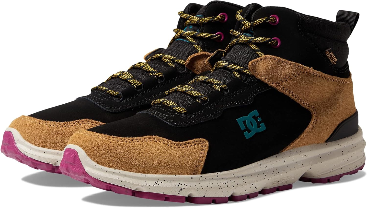 

Мужские зимние водостойкие ботинки DC Shoes Dc Mutiny для снега и скейтбординга, черный/зеленый/коричневый