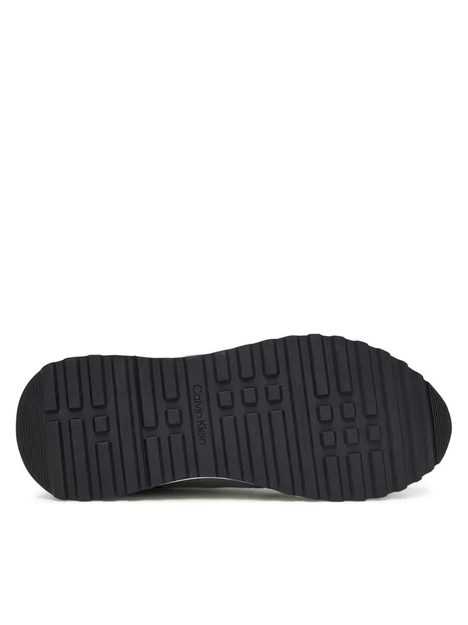 Calvin Klein Низкие кроссовки на шнуровке Repreve Mix HM0HM01714, черные — фото 4