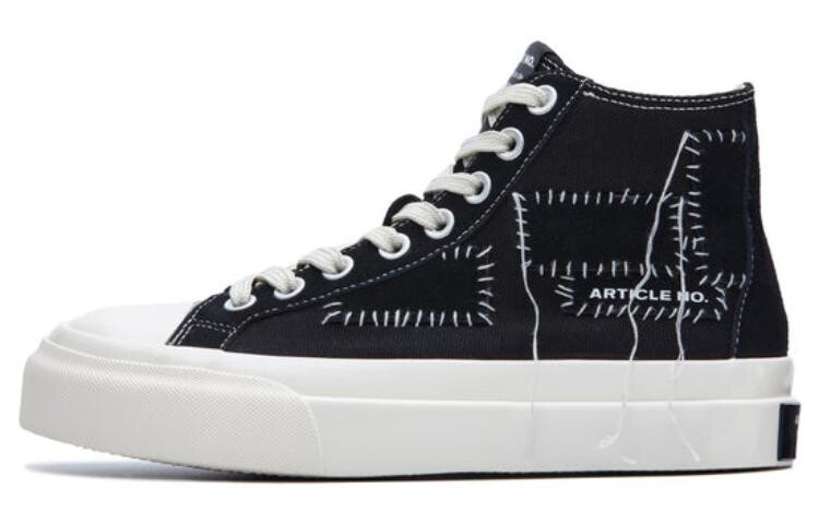

Кроссовки ARTICLE NO. Skateboarding Shoes Unisex High-top Black, черный