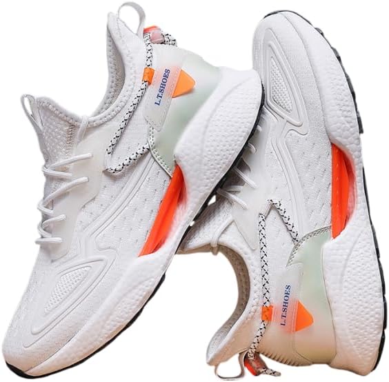 

Мужские слипоны Hhhchpm для ходьбы, легкие, дышащие, нескользящие, удобные модные кроссовки, белый