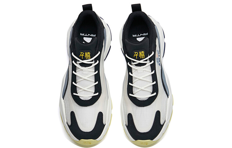 Кроссовки Millennium 4.0 Lifestyle для мужчин с низким верхом цвета слоновой кости/черного цвета Anta — фото 4