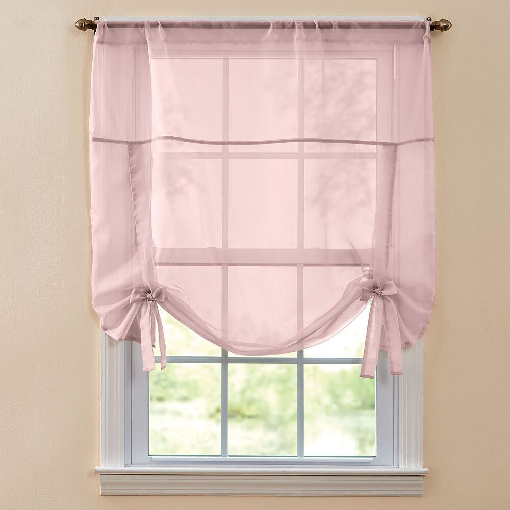 

Оттенок Brylanehome Bh Studio Sheer Voile Tie-up BH Studio, цвет Pale Rose