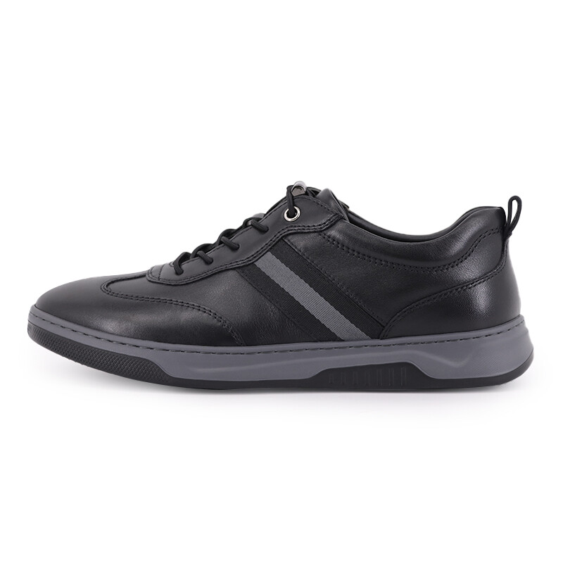 

Кроссовки TRANOI Skateboarding Shoes Men Low-top Black, черный